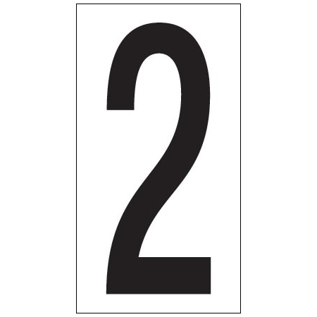 Bsc Preferred 3-1/2 ''2'' Vinyl Warehouse Number Labels, 50PK BUY00021753